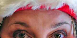 Tasha in Santa Hat/glasses