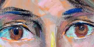 Pastel portrait of Waverly by William Logan, 2013
