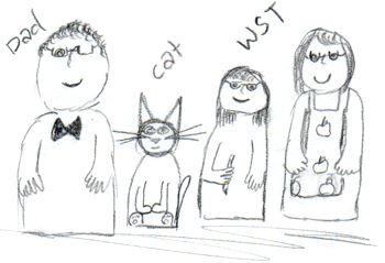 Waverly draws her family
